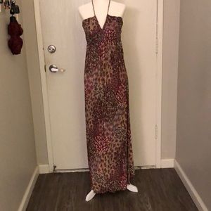 Halter maxi dress